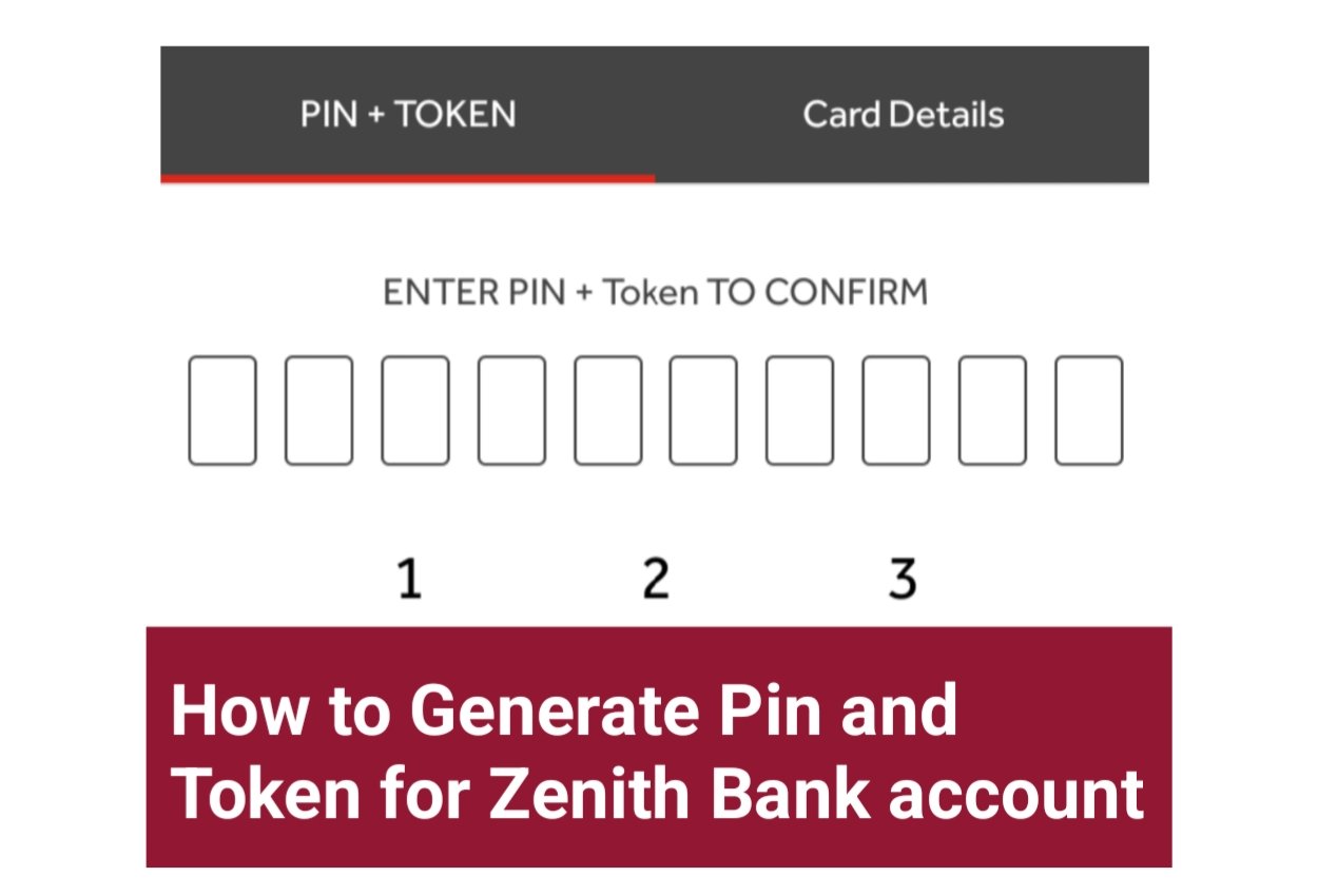 How to Generate Pin + Token for Zenith Bank Without Hardware